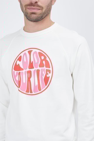 Sweat en coton organique Parati Funday - Blanc