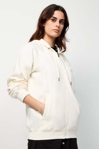 Sweat à capuche Branco Logo - Blanc