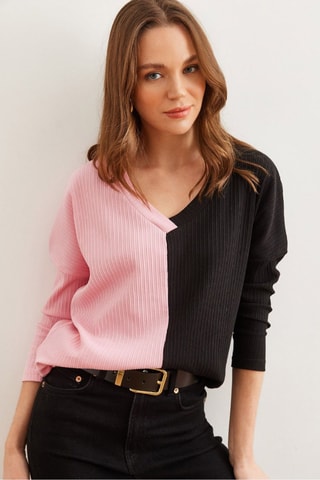 Trui - Roze en Zwart