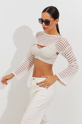 Crop top - Ecru