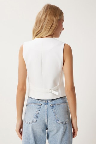 Gilet - Wit