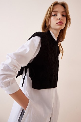Mouwloos Vest - Zwart