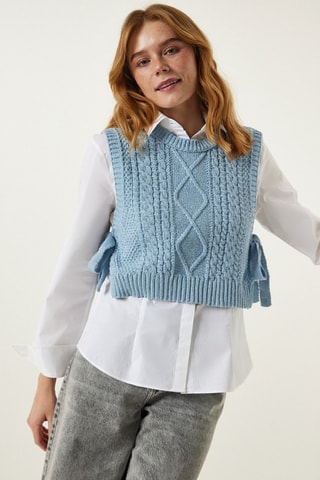 Mouwloos Vest - Blauw