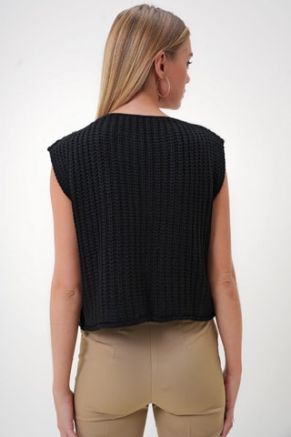 Mouwloos Vest - Zwart