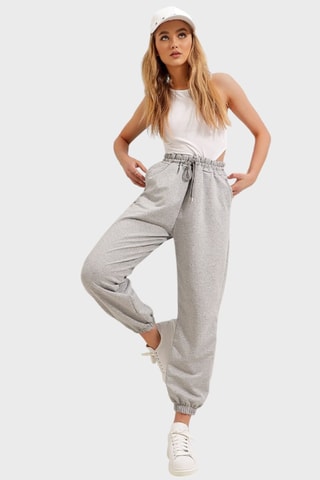 Joggingbroek - Gemêleerd Grijs