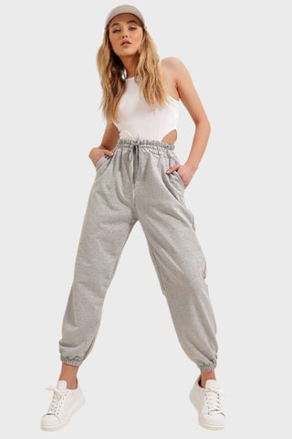 Joggingbroek - Gemêleerd Grijs