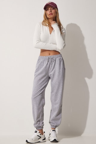 Joggingbroek - Gemêleerd Grijs
