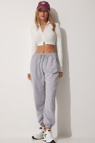 Joggingbroek - Gemêleerd Grijs