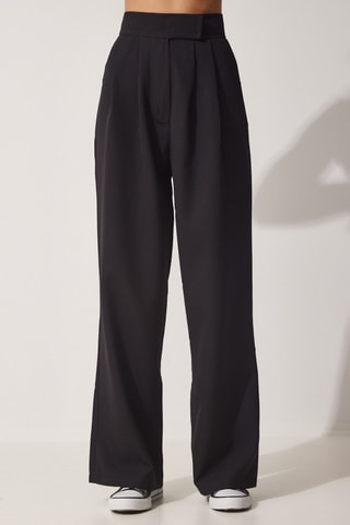 Broek Wide Legs - Zwart