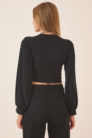 Crop Top - Zwart