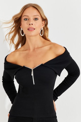 Top - Zwart