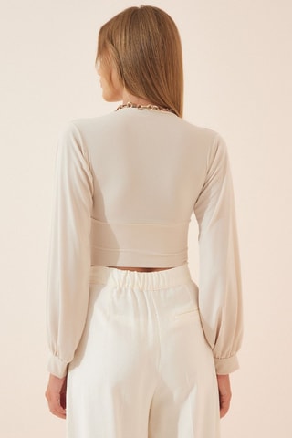 Crop Top - Beige