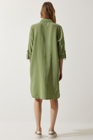 Blouse-jurk - Groen