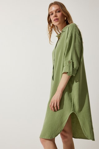 Blouse-jurk - Groen