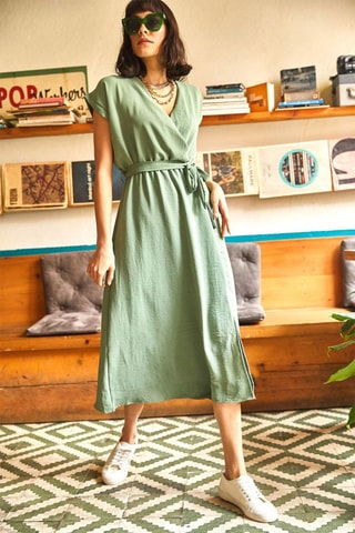 Midi-jurk - Groen