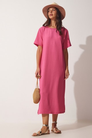 Midi-jurk - Roze