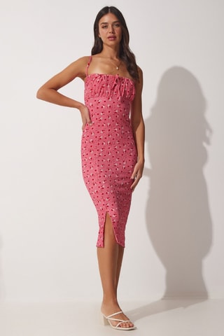 Midi-jurk - Roze