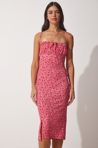 Midi-jurk - Roze