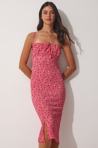 Midi-jurk - Roze