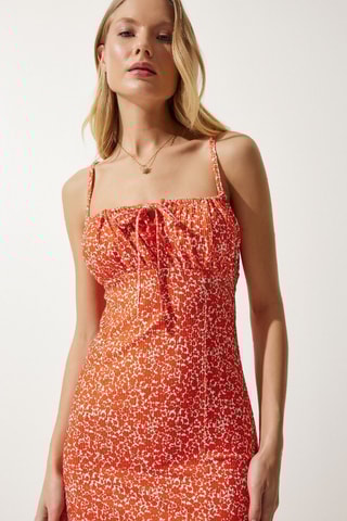 Midi-jurk - Oranje