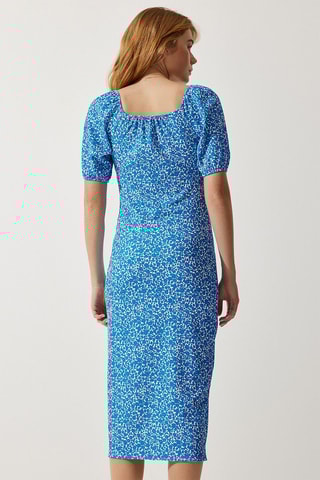 Nauwaansluitende Jurk - Blauw