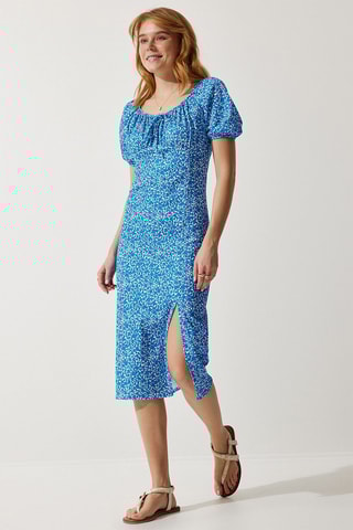Nauwaansluitende Jurk - Blauw