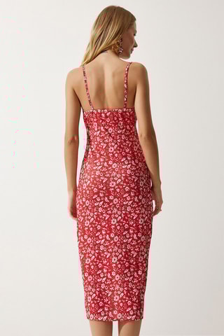 Midi-jurk - Rood