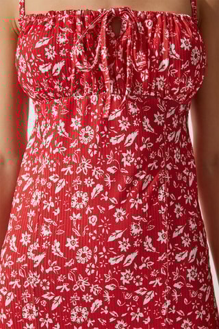 Midi-jurk - Rood