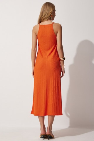Midi-jurk - Oranje