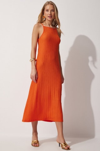 Midi-jurk - Oranje