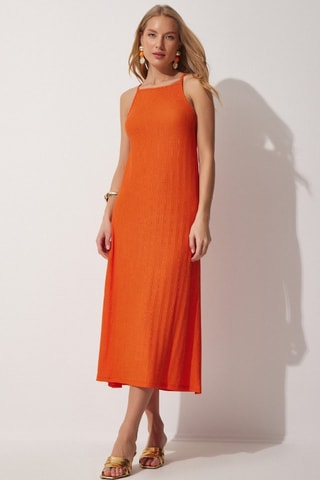 Midi-jurk - Oranje