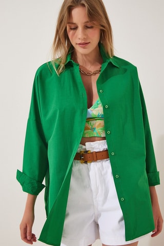 Blouse Donkergroen