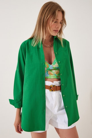 Blouse Donkergroen