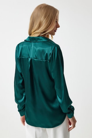 Blouse - Smaragdgroen