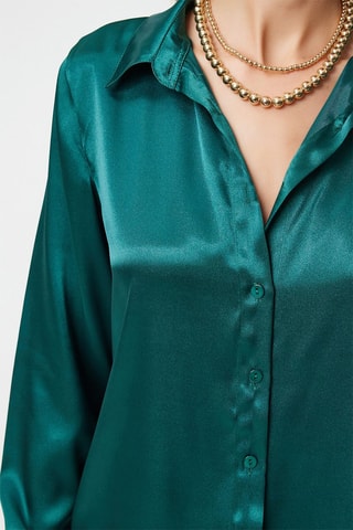 Blouse - Smaragdgroen