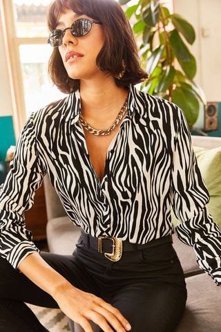 Blouse - Zwart