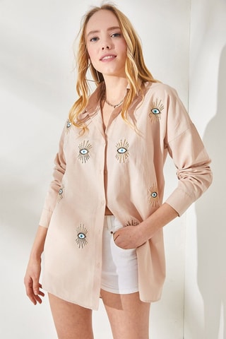 Blouse - Beige