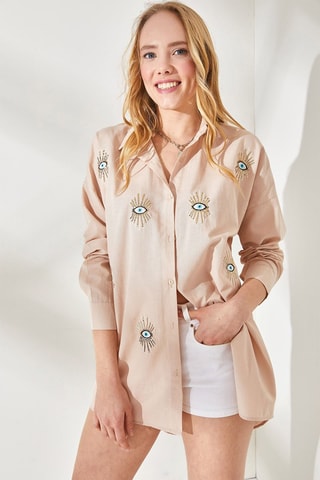 Blouse - Beige