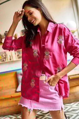 Blouse - Fuchsia