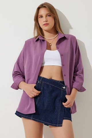 Blouse - Donkerpaars