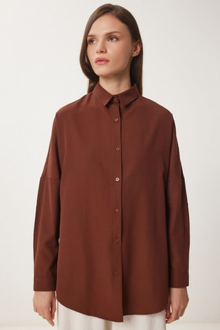 Oversized Blouse - Bruin