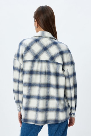 Blouse - Wit en Blauw