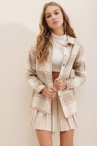 Jasje - beige en wit