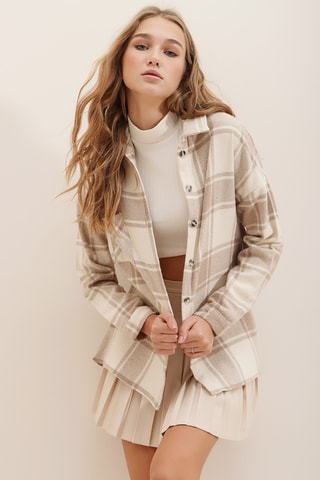 Jasje - beige en wit