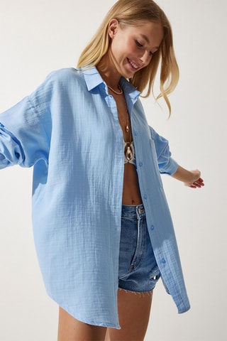 Blouse - Hemelsblauw