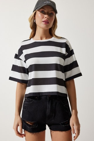 T-shirt - Blanc et noir
