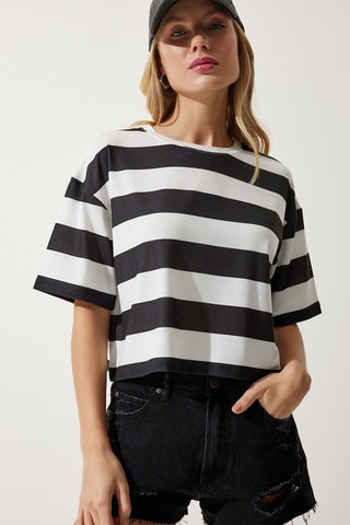 T-shirt - Blanc et noir