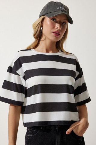 T-shirt - Blanc et noir