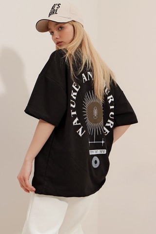 T-shirt oversize - Noir