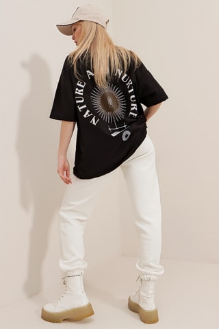 T-shirt oversize - Noir